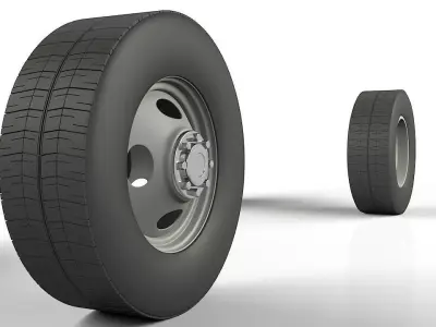 Truck Wheels 3D model