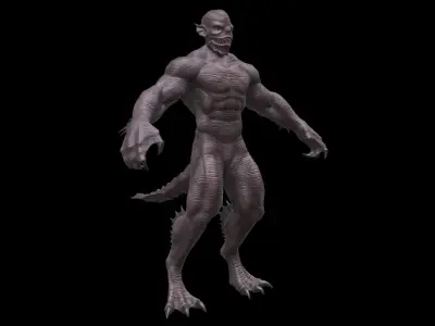 reptile  Low-poly 3D model