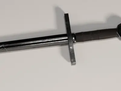 Realistic Medieval Sword 3D model