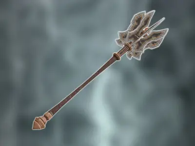Fantasy Armory -  Two-Handed Heavy Mace Low-poly 3D model