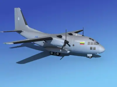 Alenia C-27A Spartan Lithuania 3D model