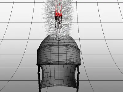 Roman helmet cartoon 3D model