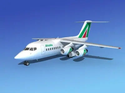 BAe 146-100 Alitalia 3D model
