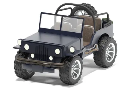 jeep 4x4 Free 3D model