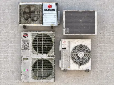 Air Conditioning Units 3D model