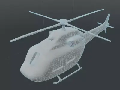 3D wireframe model  3D model