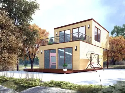 Private House 60m2 3D model