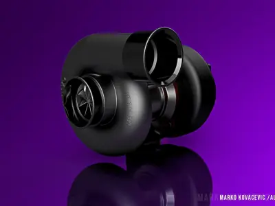 Turbocharger turbo 3D model