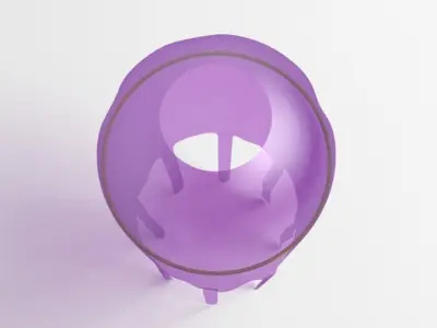 Conical Kite 3D model