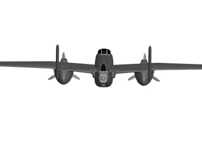North American B-25 Mitchell 3D model