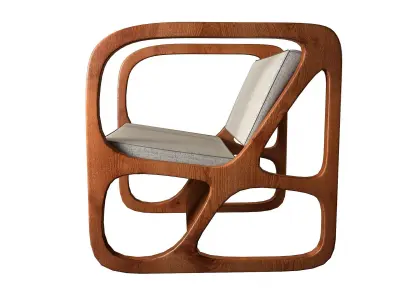 Outdoor chair for terrace or garden Obivan Naiftasarim 3D model