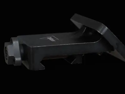 Trijicon RMR Automatic LED and 45 Degree Mount Low-poly 3D model