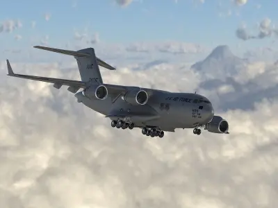 C-17  Globemaster 3D model