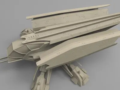 Scout Spaceship Y782 Moskito Printmodel 3D print model