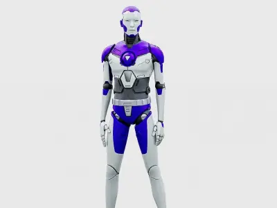 HUMANOID ORPHEUS-J  Rigged for Unreal Engine - Unity - MIXAMO 3D model