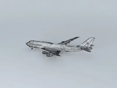 Royal Airways Boeing 747 Free 3D model