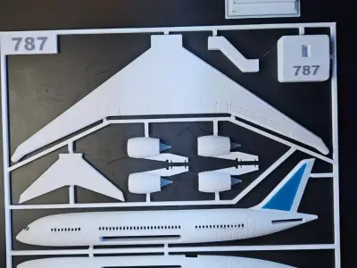 Boeing 787 Dreamliner 3D Printable Model Kit 3D print model
