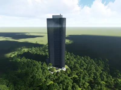 Harbor Point Building Chicago 3D model