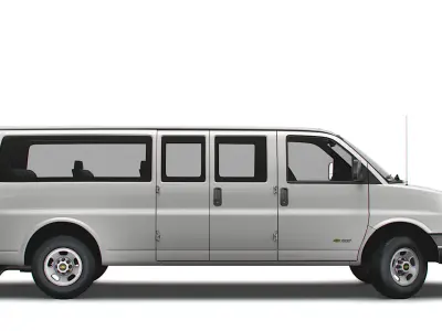 Chevrolet Express Extended WB 2022 3D model
