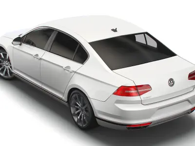 VW Passat Highline B8 2019 3D model