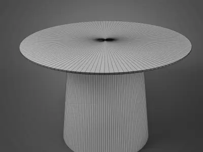 Coco Side Table Low-poly 3D model