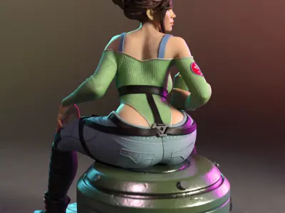 Panam Palmer from Cyberpunk 2077 3D print model