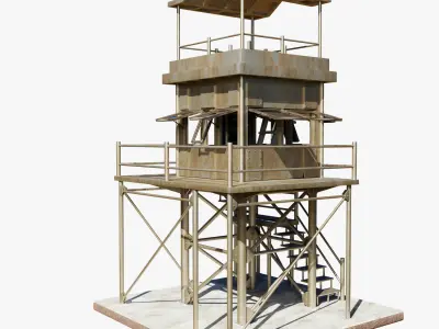 Military Tower 3D model