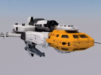 Space vehicle Free 3D model