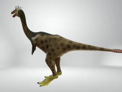 Mononykus dinosaur Low-poly 3D model