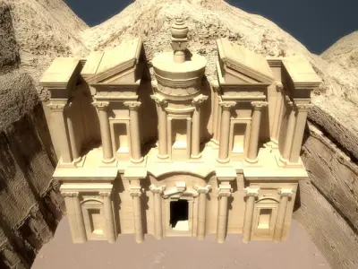 PETRA El Deir 3D model