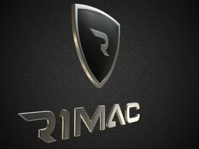 rimac logo 3D model