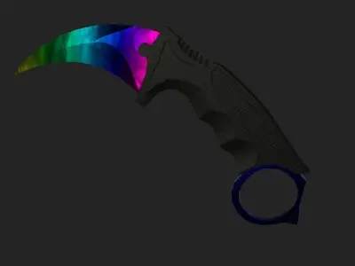 The Karambit Knife Free low-poly 3D model