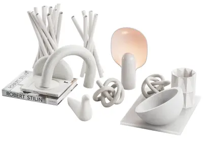 021 WHITE decorative pack PART 1 3D model
