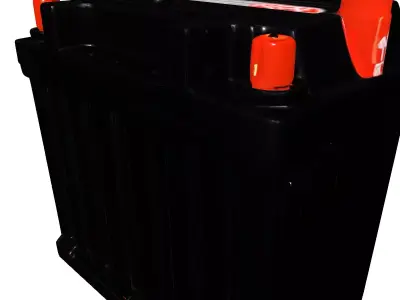 Realistic Automotive Battery 9K Power Low-poly 3D model