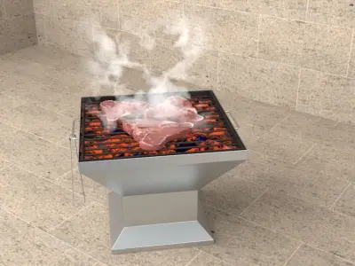 Barbecue Grill 3D model