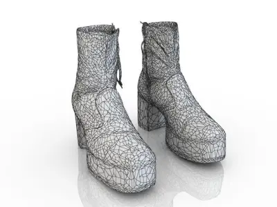 Scenic boots 3D model