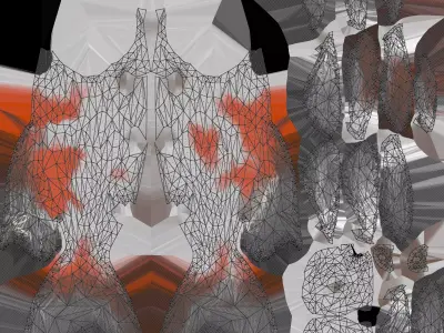 Yin Yang Koi Pond Free low-poly 3D model