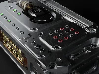 Atomic Clock 3D model