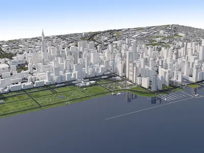 Chicago Downtown 2019 3D model