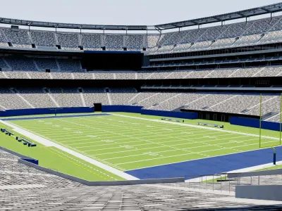 MetLife Stadium - New York - Jets Giants - USA 3D model