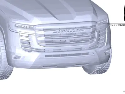 2023 2024 TOYOTA 4RUNNER 5th Gen TRD Pro 3D Scan Surface Data 3D model