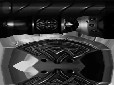 low poly axe Low-poly 3D model