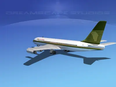 Boeing 707 Air Guinee 3D model