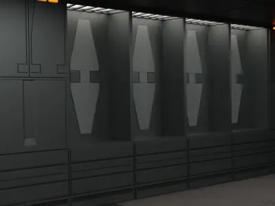 Imperial Officers Office B 3D model