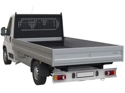 Peugeot Boxer  L4H1 flatbed 3D model
