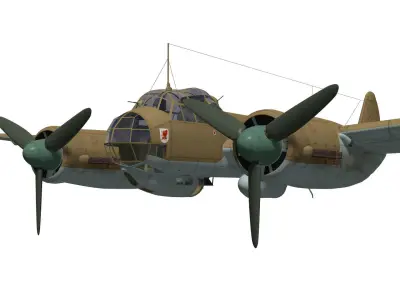 Junkers Ju 88 A-5 3D model