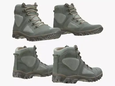 Boots 201 - All MH Bodies - UE5 Skeletons - Rigged Low-poly 3D model