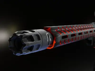 JCOMP Gen2 with SI OPPRESSOR Low-poly 3D model