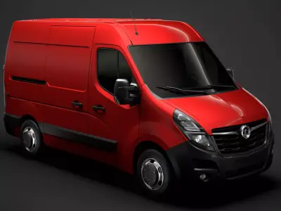 Vauxhall Movano L1H2 Van 2020 3D model