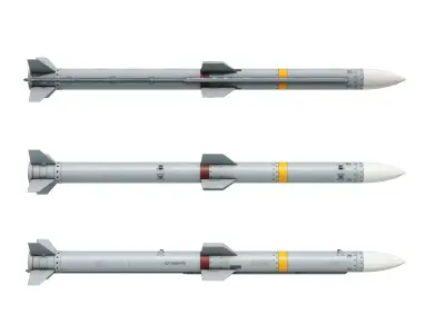 Taiwan TC-2 TC2 Sky Sword II BVR air-to-air Missile 3D model